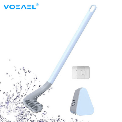 Peri de silicon de golf Perie de toaletă și suport de uscare pentru depozitarea și organizarea în baie Instrumente de curățare a pisoarelor Accesorii WC