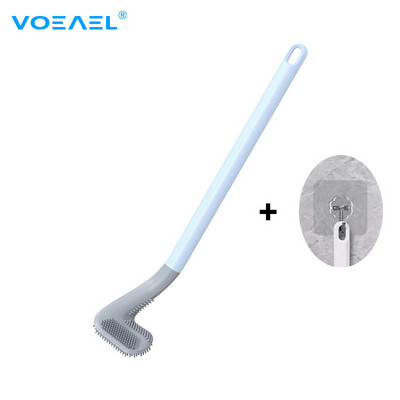 Peri de silicon de golf Perie de toaletă și suport de uscare pentru depozitarea și organizarea în baie Instrumente de curățare a pisoarelor Accesorii WC