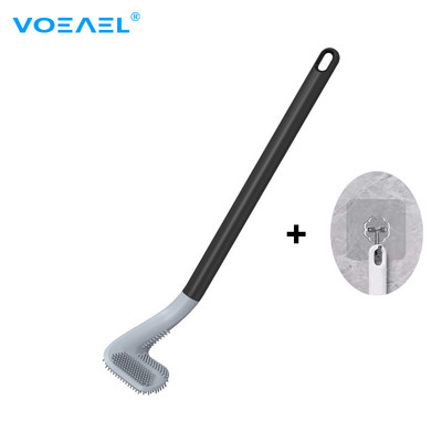 Peri de silicon de golf Perie de toaletă și suport de uscare pentru depozitarea și organizarea în baie Instrumente de curățare a pisoarelor Accesorii WC