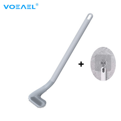 Peri de silicon de golf Perie de toaletă și suport de uscare pentru depozitarea și organizarea în baie Instrumente de curățare a pisoarelor Accesorii WC