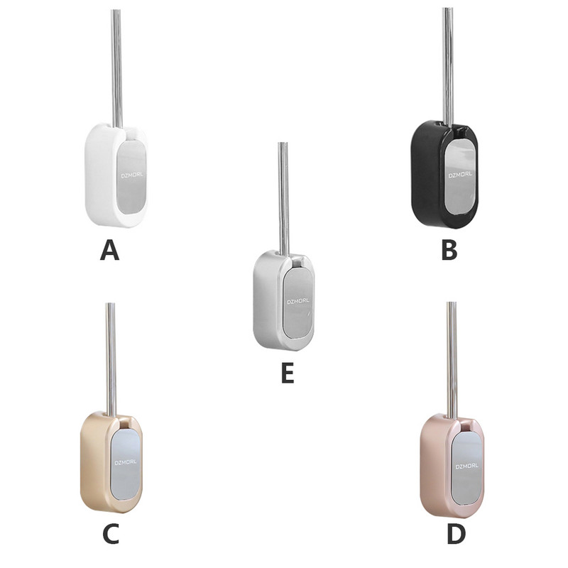 Βούρτσα Τουαλέτας Τουαλέτα Τουαλέτα με λαβή από ανοξείδωτο χάλυβα Βούρτσα τρίχες Soft Have Strong Cleaning Force Εργαλείο καθαρισμού μπάνιου