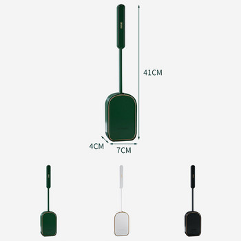Висяща на стена силиконова тоалетна четка с инструменти за почистване на тоалетната без перфорация Домашна четка за почистване Комплекти аксесоари за баня