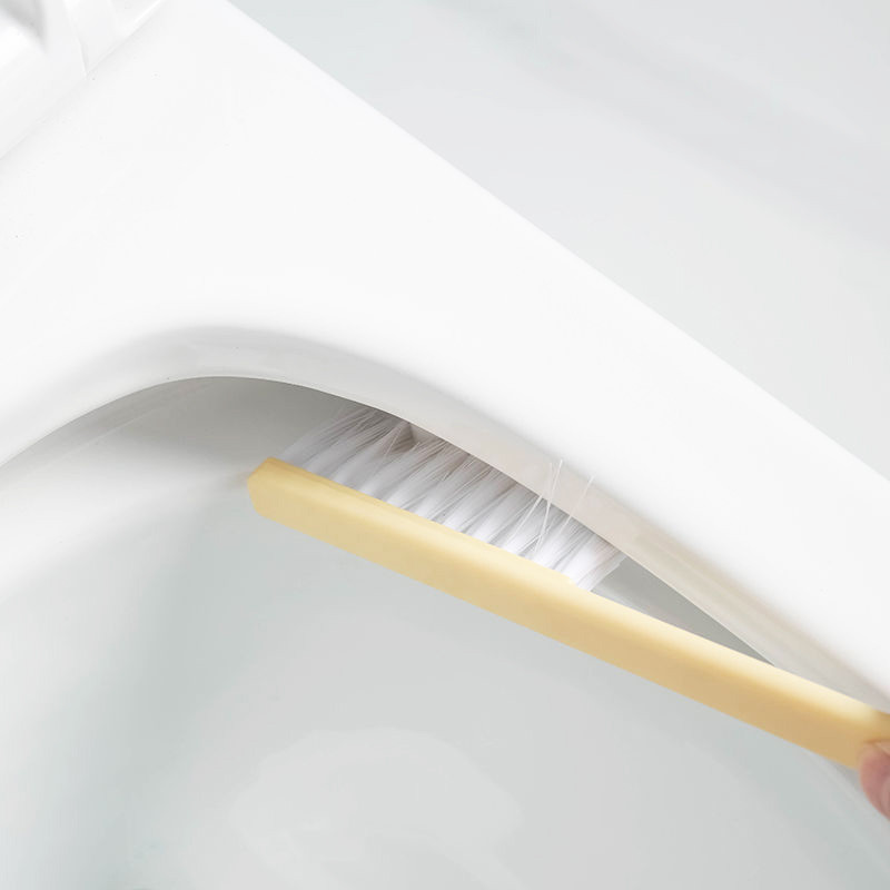 Ravna WC četka sa setom držača TPR silikonske četke za čišćenje s dugom drškom Bijeli zidni odvod Wc Kupaonski pribor