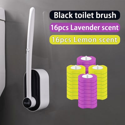 WC četka Jednokratna četka za WC dugu dršku Zamjenska WC četka Razni mirisi WC dodaci