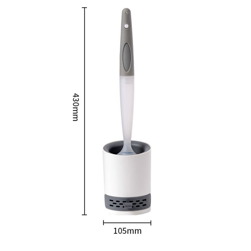 ONEUP Mekana silikonska četka za WC bez bušenja, automatska četka za čišćenje tekućinom bez mrtvog kuta Wc Artefact Kupaonski pribor