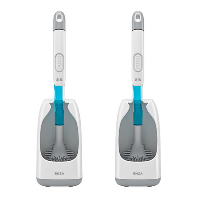 Silikonska tekuća WC četka, No Dead Corner, Duga ručka za kupaonicu, Kućni WC, Set artefakata za čišćenje zidne WC školjke