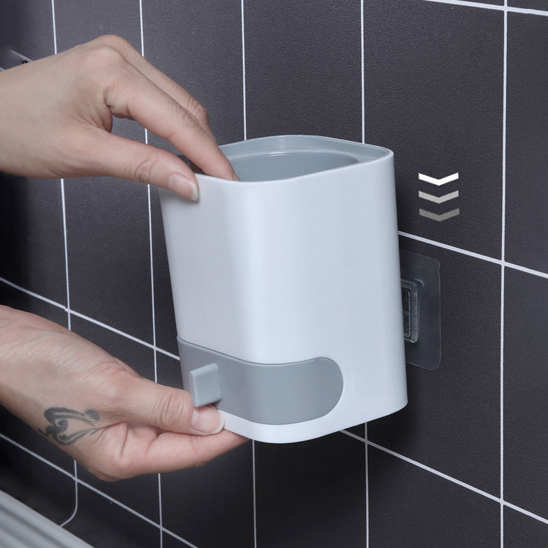 PEISI Suport perie de toaletă pentru baie, perie de curățare montată pe perete, instrumente de curățare a podelei de uz casnic, set de accesorii pentru baie