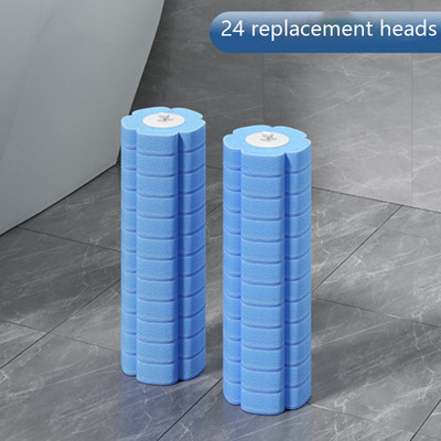 Vienkartinis tualeto šepetys Vonios kambario valiklis su ilgomis rankenomis Be mirusiojo kampo valymo šepečio pakeitimo šepetėlio galvutės ir stūmoklio rinkinys