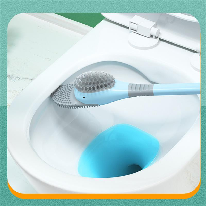 Tualeto šepetys Nardymo antis Minkšti plaukai Daugiakampiai ilga rankena Valymo šepetys Sieninis ploviklis Tualeto įrankiai Vonios tualeto priedai