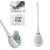 Perie de toaletă din silicon Instrument de curățare automată montat pe perete Perie pentru decalaj pentru Wc Perie flexibilă pentru agățat Accesorii pentru baie