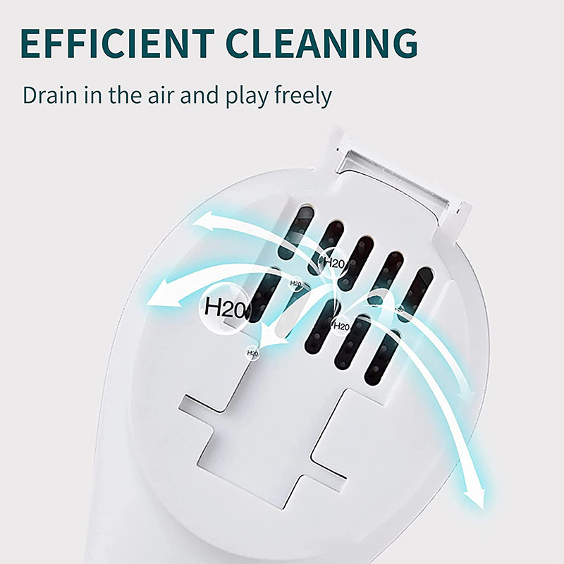 Perie de toaletă din silicon Instrument de curățare automată montat pe perete Perie pentru decalaj pentru Wc Perie flexibilă pentru agățat Accesorii pentru baie