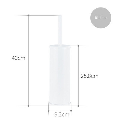 Set de suport pentru perie de toaletă din aluminiu, auriu, negru de lux