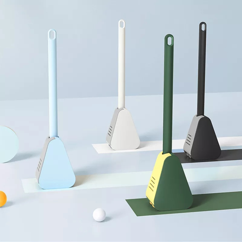 UOSU naujas tualeto šepetėlis silikoninis šepetys tualeto diržas greitai džiūstantis stovas kūrybingas valymo šepetys plokščia galvutė minkštas plaukų valymo šepetys