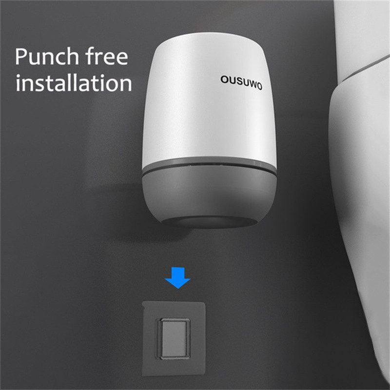 Naujausias TPR silikoninis sieninis/standartinis pagrindas minkštų šerių tualeto šepetys su laikikliu Valymo šepetys Tualeto vonios kambario priedai