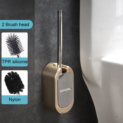 TPR silikonska glava četke za WC školjku nordijskog stila Kreativni zidni držač četke za WC školjku Dodaci za kupaonicu