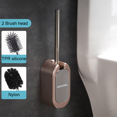 TPR silikonska glava četke za WC školjku nordijskog stila Kreativni zidni držač četke za WC školjku Dodaci za kupaonicu
