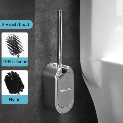 TPR silikonska glava četke za WC školjku nordijskog stila Kreativni zidni držač četke za WC školjku Dodaci za kupaonicu