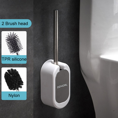 TPR silikonska glava četke za WC školjku nordijskog stila Kreativni zidni držač četke za WC školjku Dodaci za kupaonicu