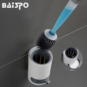 BAISPO Add Tekući silikon Četka za WC školjku Zidna četka za čišćenje s dugom drškom Kućni alat za kupaonicu WC WC pribor