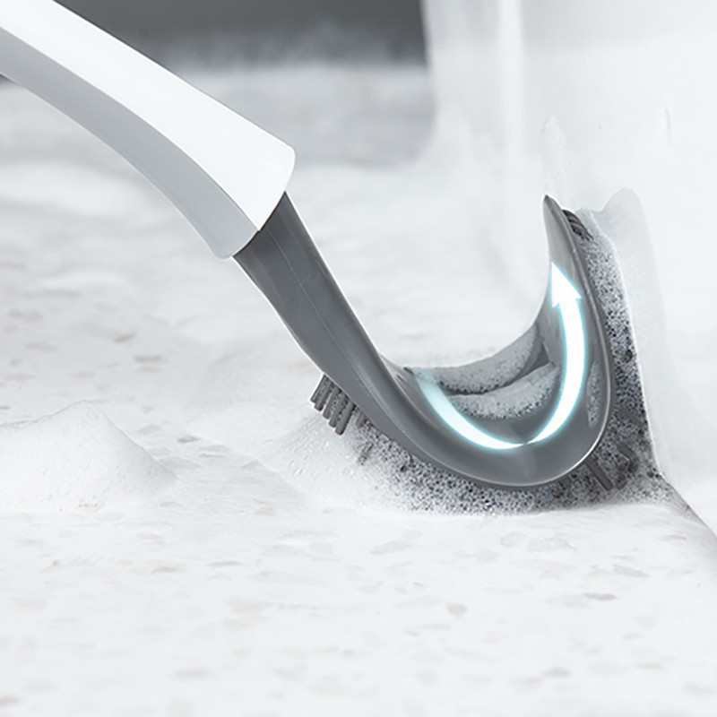 EKOMOI TPR silikonski držač WC četke Višenamjenska četka za čišćenje Montaža na zid Alati za čišćenje podova Set kupaonskog pribora