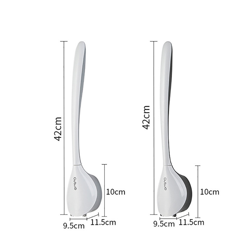 EKOMOI TPR silikonski držač WC četke Višenamjenska četka za čišćenje Montaža na zid Alati za čišćenje podova Set kupaonskog pribora