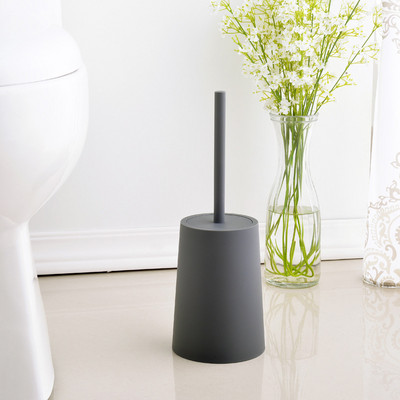 Perie de toaletă cu vid Dragă de toaletă Venză Curățător profund Dragă silicon anti-alunecare Mâner lung din plastic și peri flexibili