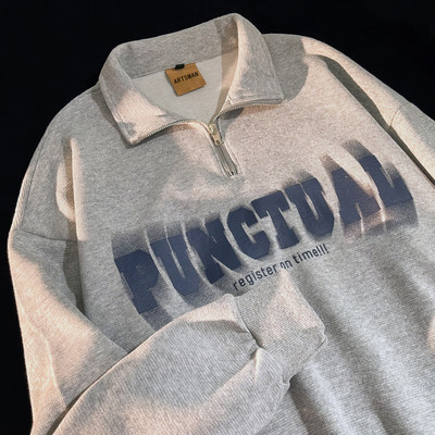 Vyriška palaidinė su apykakle ir užtrauktuku