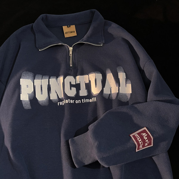 Vyriška palaidinė su apykakle ir užtrauktuku