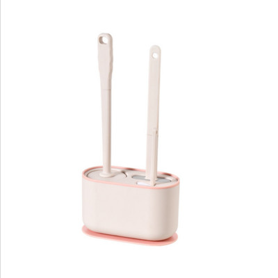 Silikonske čekinje Držač za sušenje WC četke s malom četkom za kupaonski alat za dubinsko čišćenje pisoara Zidni WC pribor