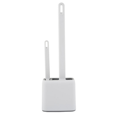 Silikonske čekinje Držač za sušenje WC četke s malom četkom za kupaonski alat za dubinsko čišćenje pisoara Zidni WC pribor