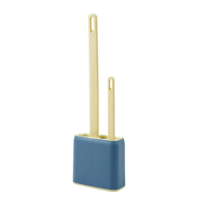 Silikonske čekinje Držač za sušenje WC četke s malom četkom za kupaonski alat za dubinsko čišćenje pisoara Zidni WC pribor