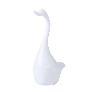 Σετ βούρτσας τουαλέτας Creative Swan Shape Modern with Stand Bring Support Kit Προϊόντα καθαρισμού μπάνιου Κιτ μπάνιου Επιτοίχια