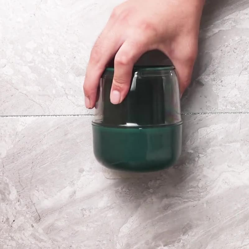 Sienoje pakabinamas ilgos rankenos silikoninis tualeto šepetys su skystu tualeto šepečiu Vonios kambario gaminiai Vėdinimas Tualeto šepetys