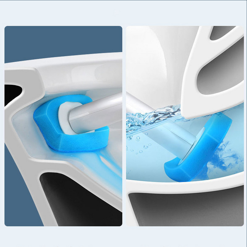 WC četka Jednokratna četka za WC Moderna higijenska WC četka Kupaonski pribor Duga ručka Alat za čišćenje kupaonice