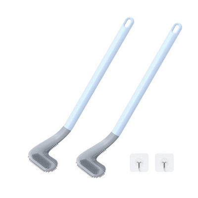 Četka za golf od 2 komada Silikonska čekinja za sušenje Držač za pohranu i organizaciju kupaonice Alat za čišćenje kupaonice WC pribor