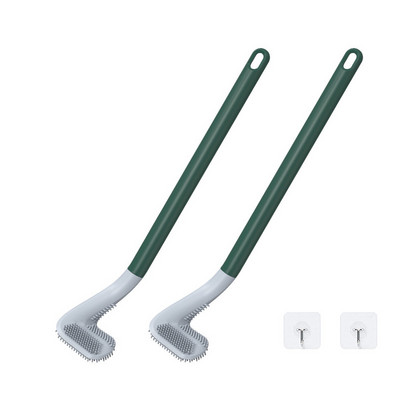 Četka za golf od 2 komada Silikonska čekinja za sušenje Držač za pohranu i organizaciju kupaonice Alat za čišćenje kupaonice WC pribor