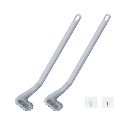 Četka za golf od 2 komada Silikonska čekinja za sušenje Držač za pohranu i organizaciju kupaonice Alat za čišćenje kupaonice WC pribor