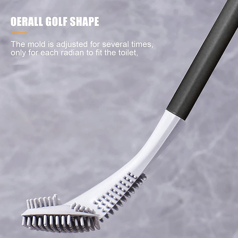 Četka za golf od 2 komada Silikonska čekinja za sušenje Držač za pohranu i organizaciju kupaonice Alat za čišćenje kupaonice WC pribor