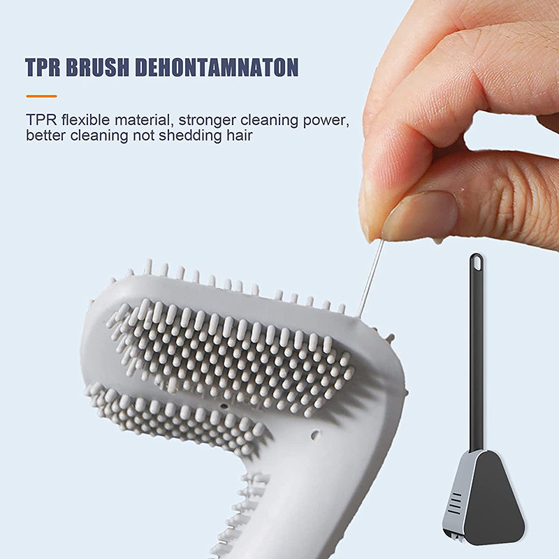 Četka za golf od 2 komada Silikonska čekinja za sušenje Držač za pohranu i organizaciju kupaonice Alat za čišćenje kupaonice WC pribor