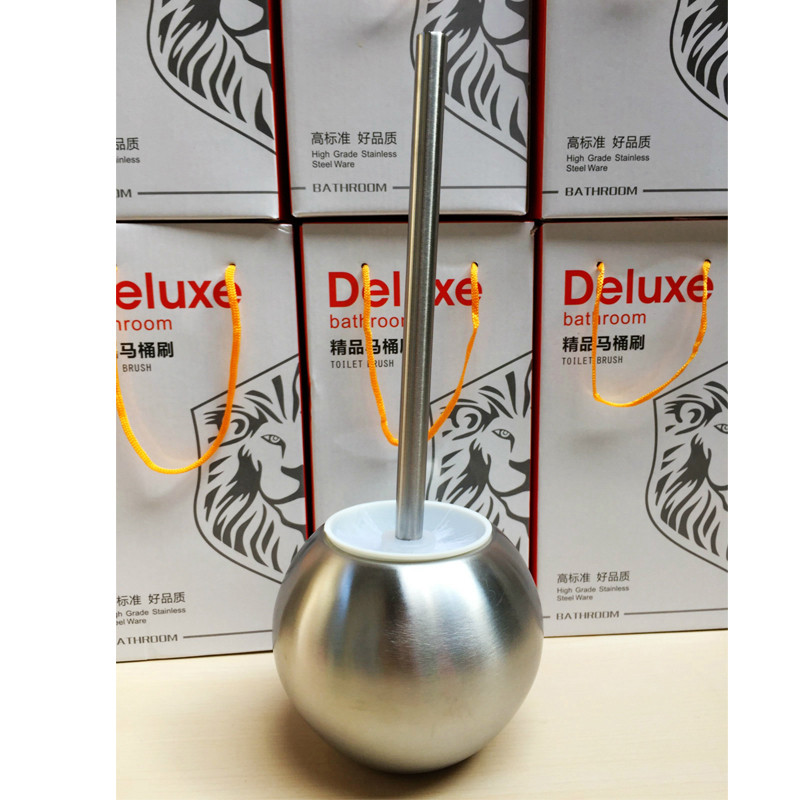 Nerūdijančio plieno tualeto šepetėlių rinkinys kūrybingas apvalus spalvingas tualeto dubenėlio šepetys su laikikliu tualeto valymo šepetėliu vonios kambario valiklis