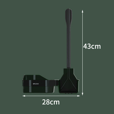 Kreativna četka za WC bez mrtvog kuta Četka za kućansku WC školjku zidna svjetiljka za automatsko otvaranje i zatvaranje Luksuzni nordijski stil