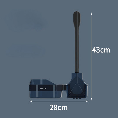 Kreativna četka za WC bez mrtvog kuta Četka za kućansku WC školjku zidna svjetiljka za automatsko otvaranje i zatvaranje Luksuzni nordijski stil