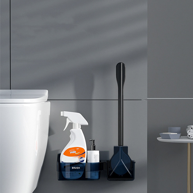 Kreativna četka za WC bez mrtvog kuta Četka za kućansku WC školjku zidna svjetiljka za automatsko otvaranje i zatvaranje Luksuzni nordijski stil