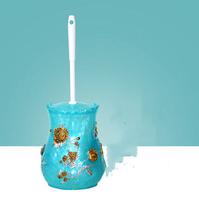 Tualeto dervos valymo šepečių rinkinys Europietiškas vonios kambario priedai Tualeto šepetys Buitinis su laikikliu rinkinys Statomas ant grindų