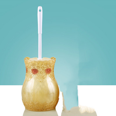 Tualeto dervos valymo šepečių rinkinys Europietiškas vonios kambario priedai Tualeto šepetys Buitinis su laikikliu rinkinys Statomas ant grindų