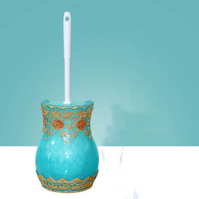 Tualeto dervos valymo šepečių rinkinys Europietiškas vonios kambario priedai Tualeto šepetys Buitinis su laikikliu rinkinys Statomas ant grindų