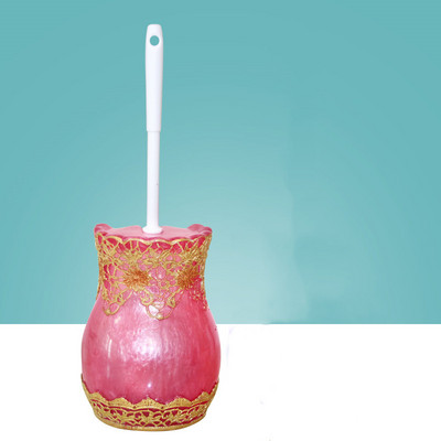 Tualeto dervos valymo šepečių rinkinys Europietiškas vonios kambario priedai Tualeto šepetys Buitinis su laikikliu rinkinys Statomas ant grindų