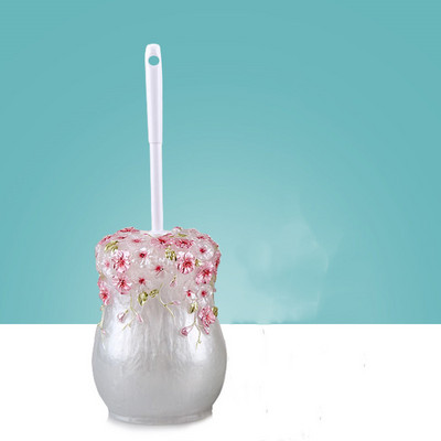 Tualeto dervos valymo šepečių rinkinys Europietiškas vonios kambario priedai Tualeto šepetys Buitinis su laikikliu rinkinys Statomas ant grindų