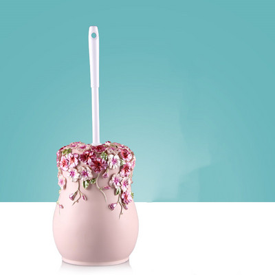 Tualeto dervos valymo šepečių rinkinys Europietiškas vonios kambario priedai Tualeto šepetys Buitinis su laikikliu rinkinys Statomas ant grindų