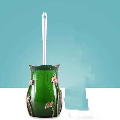 Tualeto dervos valymo šepečių rinkinys Europietiškas vonios kambario priedai Tualeto šepetys Buitinis su laikikliu rinkinys Statomas ant grindų